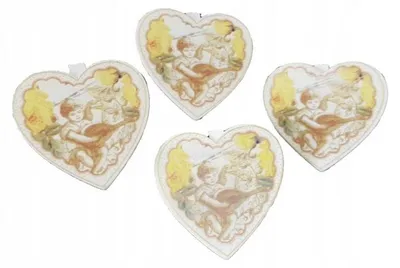 Image de Klamerka Klamerki 6 Pièces, Motifs : Cœur, Ange, Noël