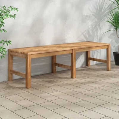 Produktbild von Möbel Gartenbank 150 cm Massivholz Teak - Gartenbänke 316627