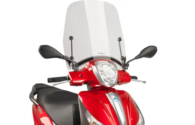 Zdjęcie produktu dla Ekran PUIG T.S. przezroczysty 510x480mm do Piaggio