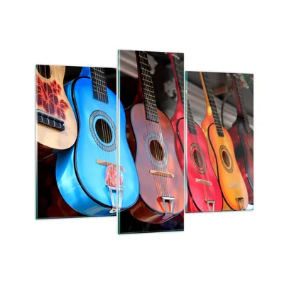 Produktbild von Bilder auf glas - Gitarre Musik Instrument Mexiko - 130x100cm - Glasbilder - Wandbilder - Kunstdruck - Wanddekoration aus Glas - Glas Bilder - Wandbild auf Glas - GCB130x100-2221