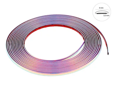 Produktbild von Dekorationsstreifen, regenbogenfarben, 9 mm x 8 m