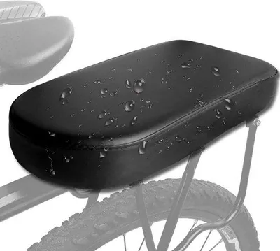 Produktbild von Famanu Fahrradsitzkissen, dick und weich, universelles Komfortmodell – Schwarz