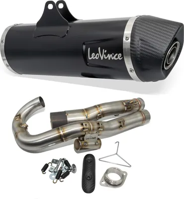 Zdjęcie produktu dla LeoVince kompletny system ze stali nierdzewnej SBK NERO 1/1 do HUSQVARNA 701 SUPERMOTO / ENDURO / ENDURO LR z katalizatorem