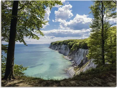 Produktbild von ARTland Leinwandbild Ostseeküste auf der Insel Rügen. Größe: 60x45 cm