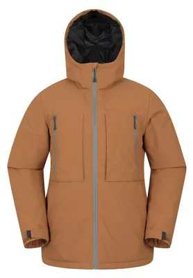 Image de Mountain Warehouse - Parka "Langdon" pour homme, Matelassée, Imperméable MW4771 (3XL) (Marron clair)