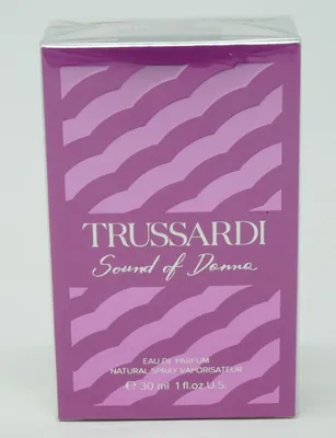 Obrázek produktu pro Trussardi Sound of Donna, Ženy, 30 ml, Nedoplnitelná lahvička, Mandle, Otočník stromovitý, Magnoliová, Mandarinka, Tuberóza, Sprej