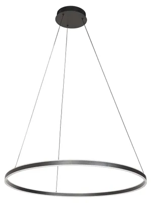 Produktbild von Hängeleuchte - schwarz - Ringlux - kunststoff metall - Ø 80cm - LED - 3675ZW - Steinhauer