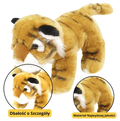Immagine prodotto di Mascotte di peluche Abbracciabile Gatto Tigrato Marrone 25Cm