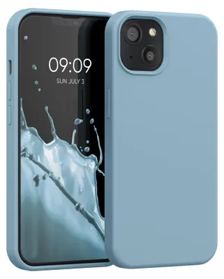 Produktbild von kwmobile Handyhülle für iPhone 13 Hülle, für iPhone 13 Case - Hülle Silikon - kabelloses Laden - Antique Stone