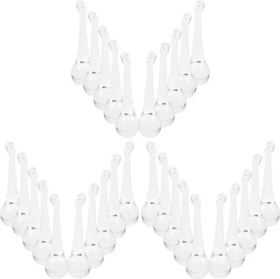 Produktbild von Nachbildung Lampe Hängende Ornamente Kronleuchter Nachbildungation Kristall Anhänger Schmücken Glas