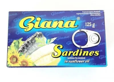 Obrázek produktu pro Giana Sardynki w oleju roślinnym 125 g
