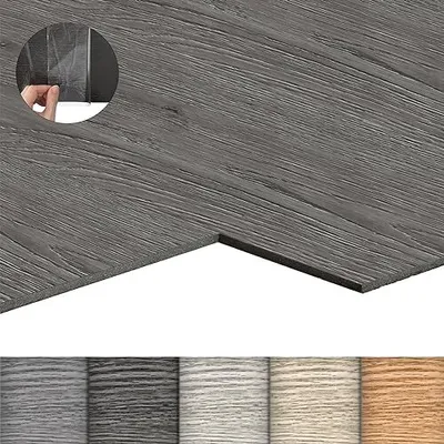 Produktbild von YARDIN wykładzina podłogowa winylowa samoprzylepna z efektem drewna, 18 płytek winylowych 2,51m² samoprzylepne, samoprzylepne płytki podłogowe odporne na ścieranie wodoodporne do salonu kuchni, ciemnoszary dąb