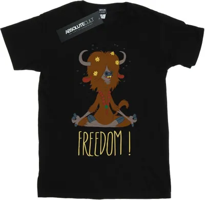 Produktbild von Disney - "Zootropolis Yak Freedom" T-Shirt für Damen BI51776 (L) (Schwarz)