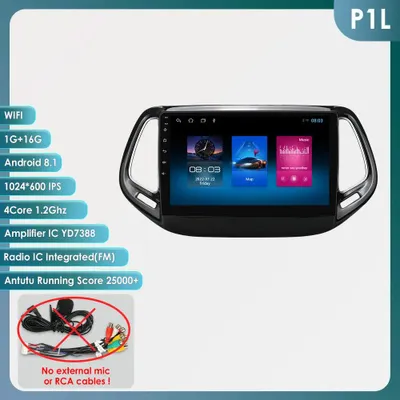 Obrázok produktu pre Autosystém – Android autorádio – multimediálny prehrávač – 2DIN displej – GPS navigácia – 7-palcový IPS displej