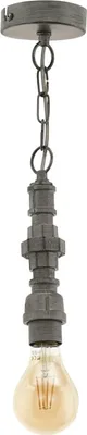 Produktbild von EGLO Pendelleuchte Chepstow, 1 flammige Hängelampe Industrial, Vintage, Retro, Hängeleuchte, Esstischlampe, Wohnzimmerlampe hängend mit E27