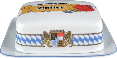 Produktbild von SELTMANN Compact Butterdose, Höhe: 62 mm, Breite: 140 mm, Bayern