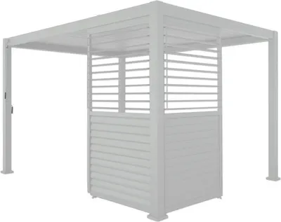 Produktbild von Lamellenwand verstellbar Mirador Classic, Deluxe 111 123 x 235 cm latte - ähnlich RAL9001