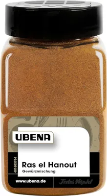 Immagine prodotto di Miscela di spezie Ubena Ras el Hanout, composizione esotica 245g