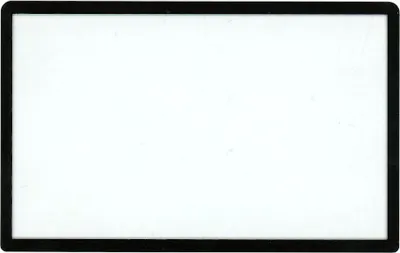 Produktbild von Frontscheibe für oberes Display kompatibel für Nintendo NEW 3DS, Farbe:Schwarz