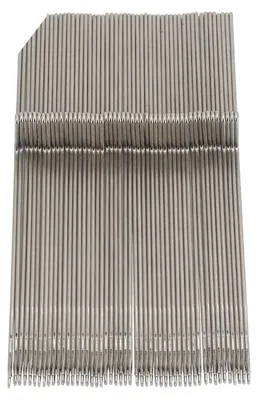 Produktbild von Set mit 50 Nadeln für eine Strickmaschine, Länge 13,5 cm