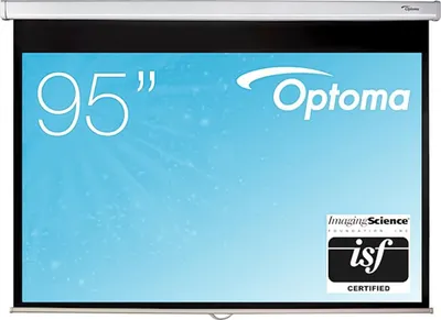 Produktbild von Optoma DS-1095PMG+ manuelle Pull-Down Leinwand 95'' (241,3cm) Bildformat 16:10