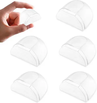 Productafbeelding van Transparante deurstopper, 5 stuks