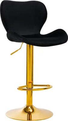 Produktbild von Kosmetik-Barstuhl QS-B15 VELVET BLACK