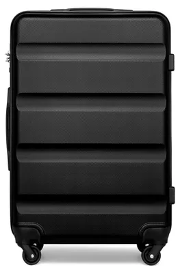 Produktbild von Hartschalenkoffer Mittelgroß Trolley Koffer L Grösse Leichter Rollkoffer Reisekoffer mit Rollen und TSA Schloss, 66x45x26cm, 63Liter (Schwarz)