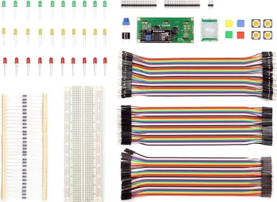 Produktbild von BerryBase Projekt Kit für Raspberry Pi Pico, nur Komponenten