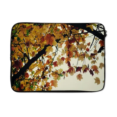 Produktbild von MuchoWow® Laptop Hülle 13 Zoll Bäume - Herbstblätter - Natur Laptoptasche - Laptophülle - Sleeve - Rundumschutz