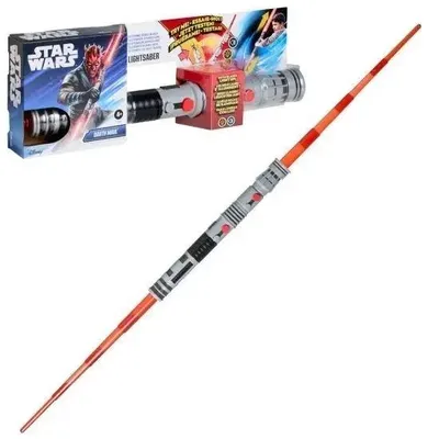 Produktbild von Star Wars elektronisches Darth Maul Doppelklingen-Lichtschwert, Junge, 4 Jahr(e), 99 Jahr(e), SW Role Play, China, 63,5 mm