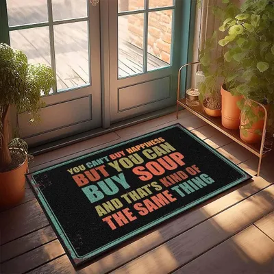 Obrázok produktu pre Vonkajšia podlahová rohož – Odolný polyester a guma – 50 x 80 cm