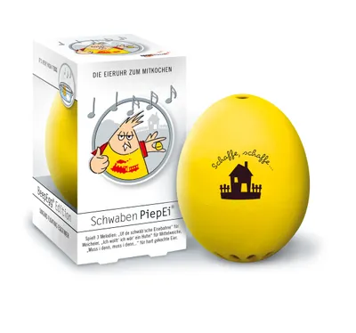 Produktbild von Brainstream PiepEi Schwaben Ei Eierkocher Frühstücksei Ei Eier kochen Eieruhr