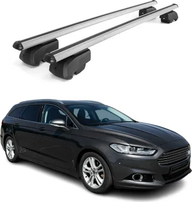 Immagine prodotto di Barre portatutto trasversali per Ford Mondeo mk5 Station Wagon 2014-22 Grigio ABE
