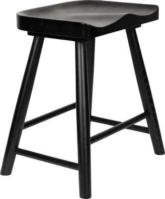 Produktbild von Housecraft Living Vander Fußhocker/ Zitshocker Schwarz