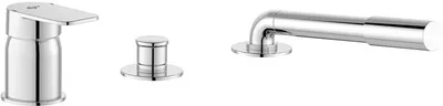 Produktbild von Ideal Standard 3-Loch-Badearmatur TONIC II mit Handbrause ohne Wanneneinlauf chrom