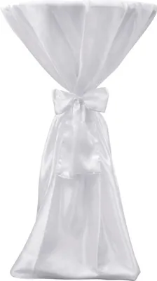Produktbild von vidaXL 2 x Tischhusse Stehtischhusse weiß 70 cm