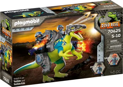Produktbild von PLAYMOBIL Dino Rise 70625 Spinosaurus: Doppelte Verteidigungs-Power