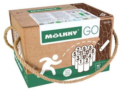 Produktbild von Mölkky 60595, Bowling-Set, 6 Jahr(e), 15 min