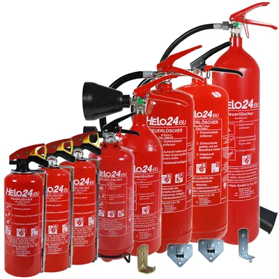 Produktbild von Feuerlöscher Pulverlöscher ABC 1kg B1 2 Stück