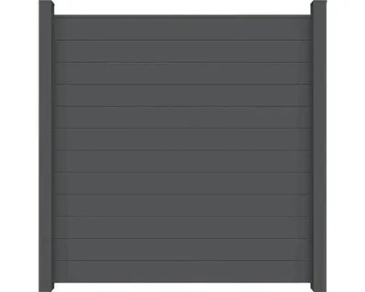 Produktbild von Hauptelement GroJa Lumino Stecksystem ohne Pfosten 180 x 180 cm anthrazit