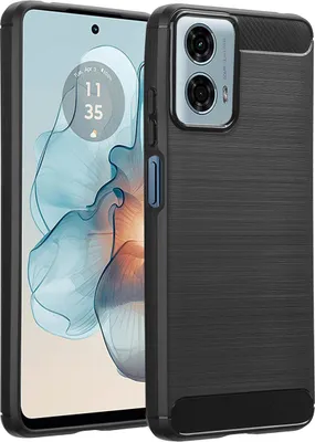 Immagine prodotto di imoshion Cover posteriore spazzolata Motorola Moto G04 / G24 - Nero