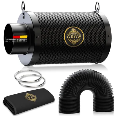 Produktbild von THE GROW PUREAIR Aktivkohlefilter Set 150 mm RC412 bis 700 m³/h