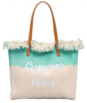 Produktbild von Carla Strandtasche für Damen Edgge weiß Grün One size