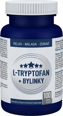 Zdjęcie produktu dla L-Tryptofan Herbs, 100 kapsułek