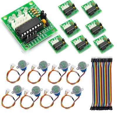 Produktbild von GERUI 8er 28BYJ-48 Schrittmotor mit ULN2003 für Arduino