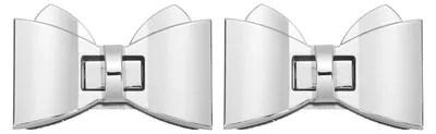 Twist-Drehverschluss 2 Stück 3,8 cm silber für Taschen