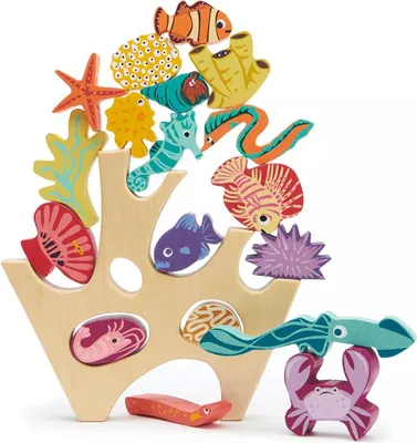 Obrázok produktu pre Tender Leaf Toys Stacking Coral Reef, 1,5 rok / roky, Kaučukovník, Viacfarebný
