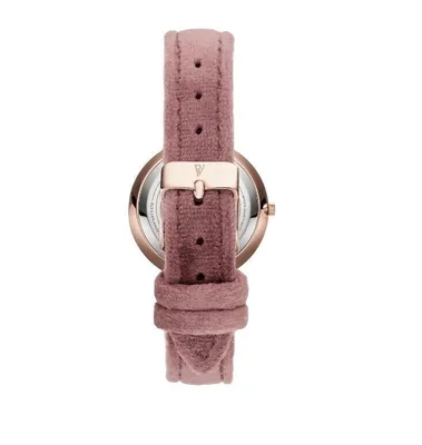 Image de Paul Valentine Montre Femme MARINA ROSE GOLD PINK VELVET 36 MM PV36149