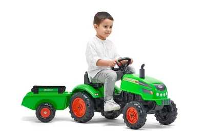 Immagine prodotto di Falk FALK X-Tractor 2048AB X-Tractor con trattore e cofano apribile - verde 2048AB